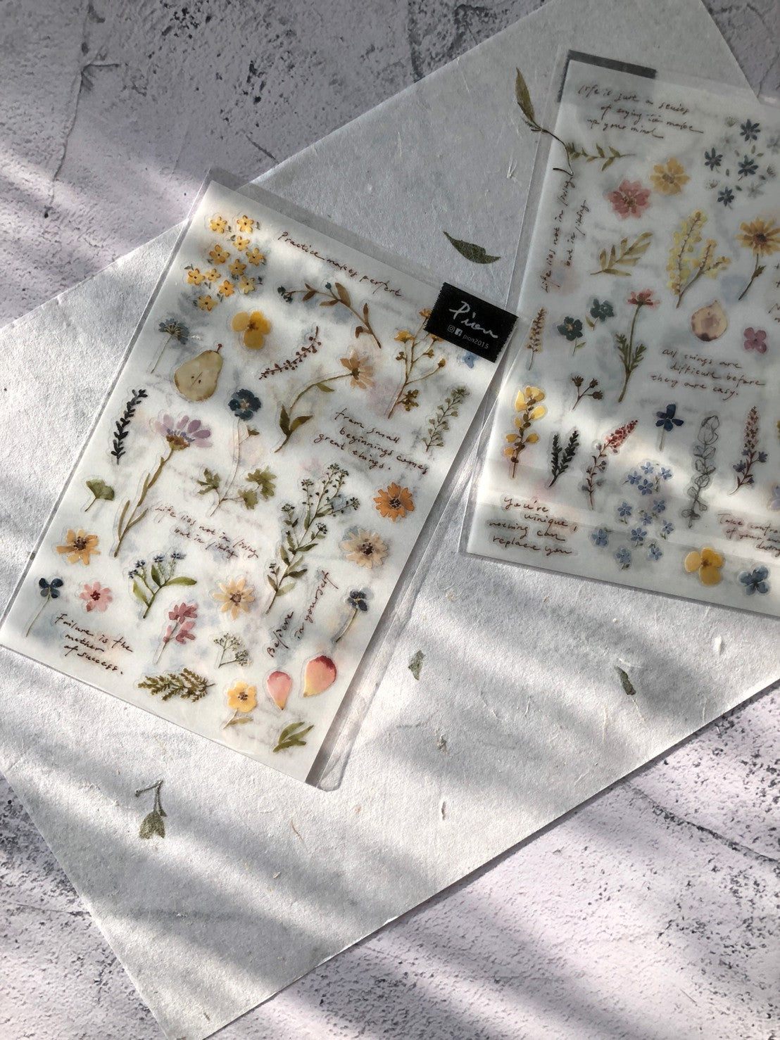 Transfer Stickers | Flower and Plants