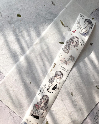 Washi Tape | Sketch Girl (4.5cm)