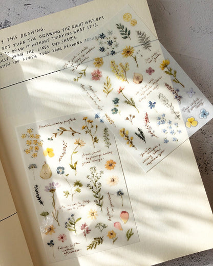 Transfer Stickers | Flower and Plants