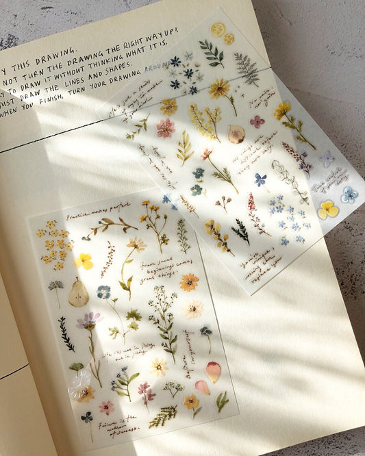 Transfer Stickers | Flower and Plants