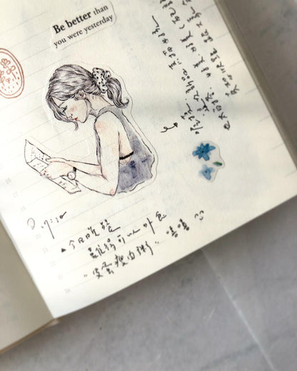 Washi Tape | Sketch Girl (4.5cm)