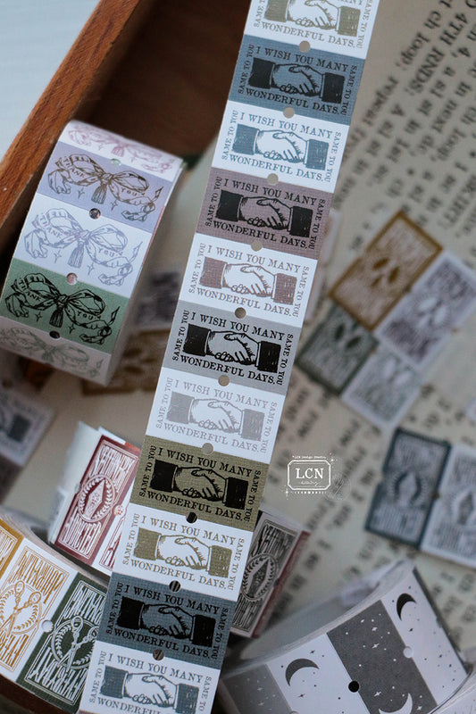 Label Sticker Roll | I wish you many wonderful days (2.2cm)