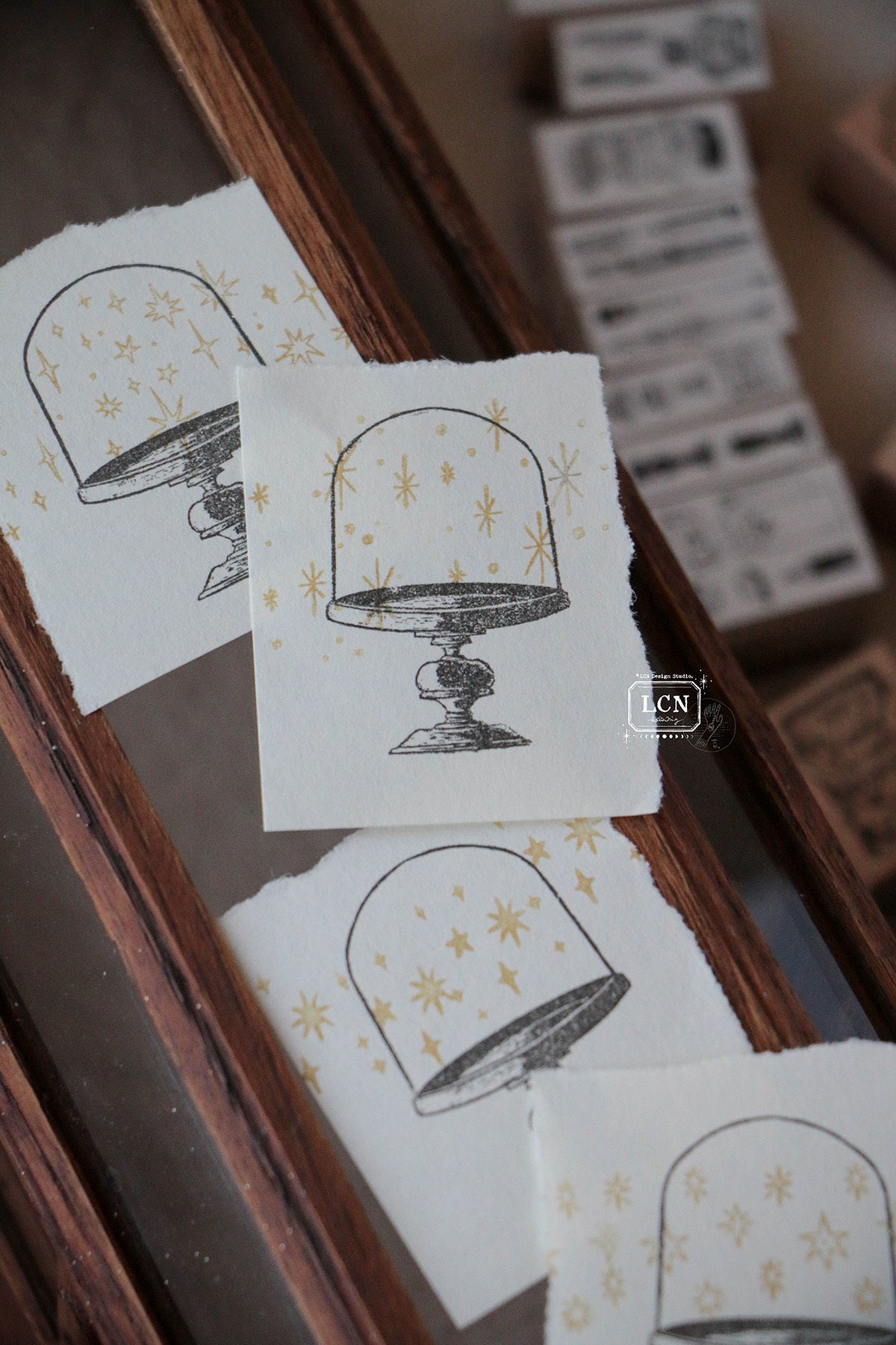 (PRE ORDER) Stamps Set | Hand Drawn Stars S (set of 2)