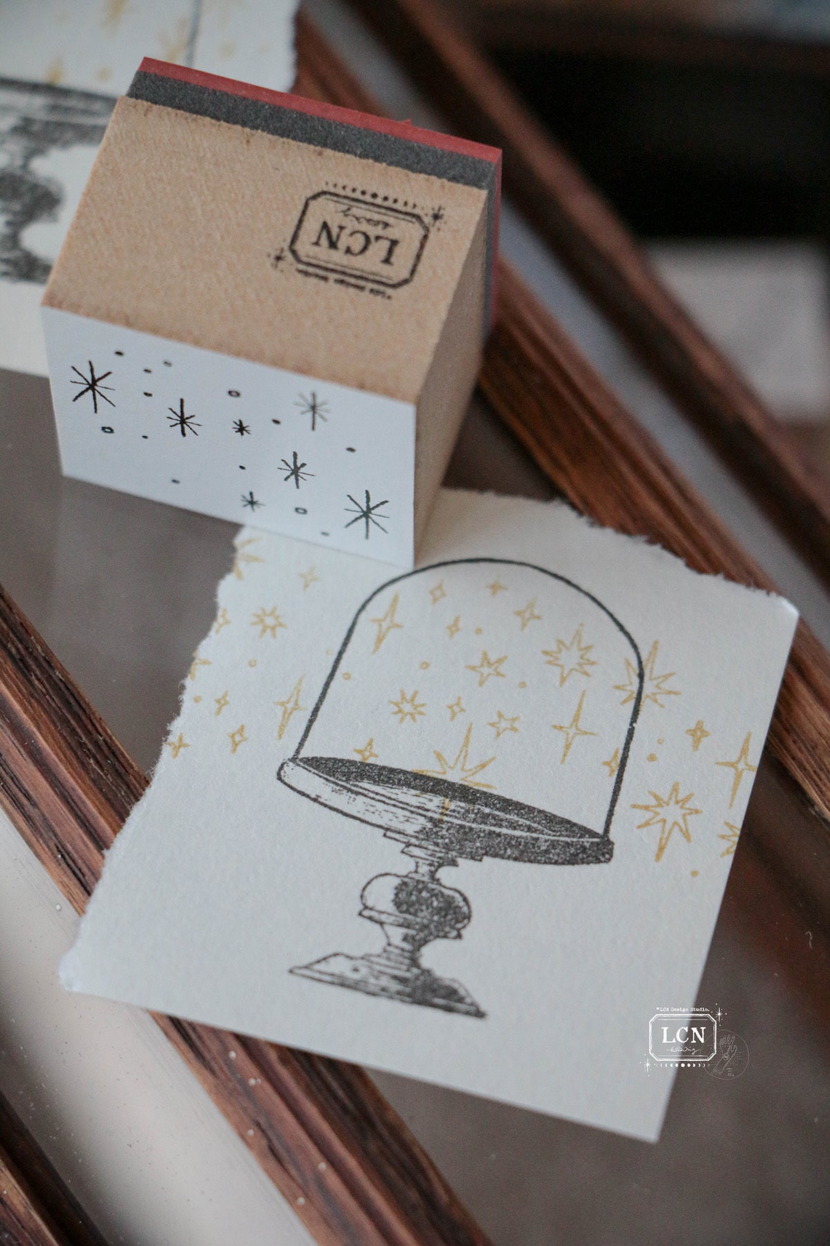 (PRE ORDER) Stamps Set | Hand Drawn Stars L (set of 2)