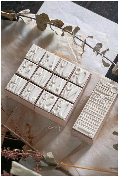 (PRE ORDER) Stamps Set | Ticket Stamp Set A (set of 13)