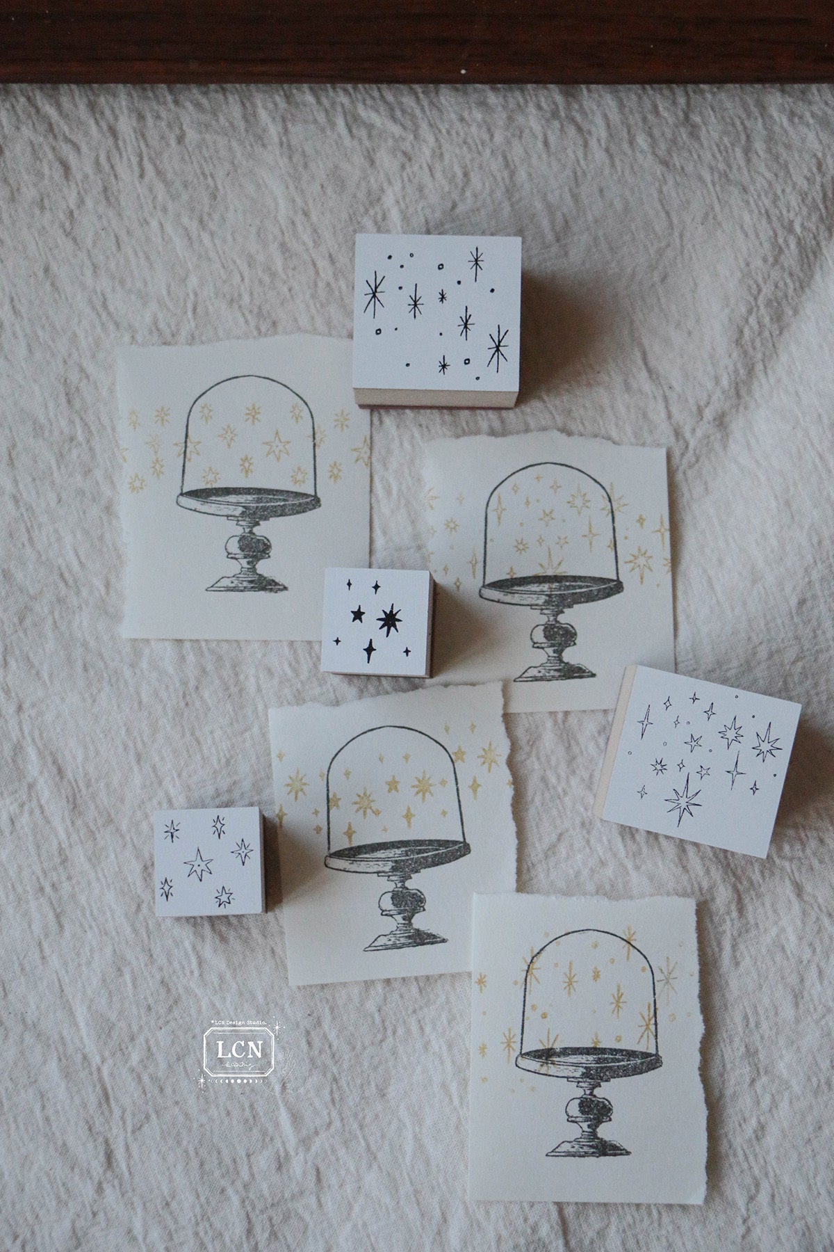 (PRE ORDER) Stamps Set | Hand Drawn Stars S (set of 2)