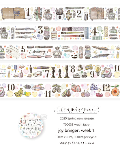 Washi Tape | Joy bringer : Week 1 (3cm)
