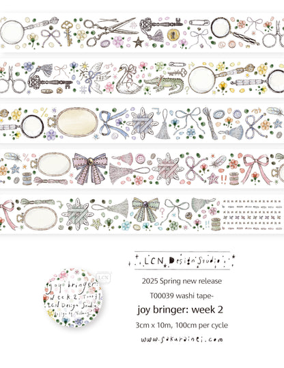 Washi Tape | Joy bringer : Week 2 (3cm)