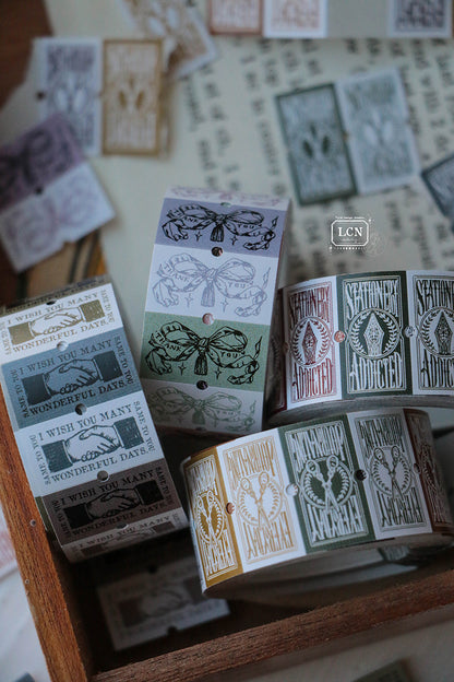 Label Sticker Roll | I wish you many wonderful days (2.2cm)