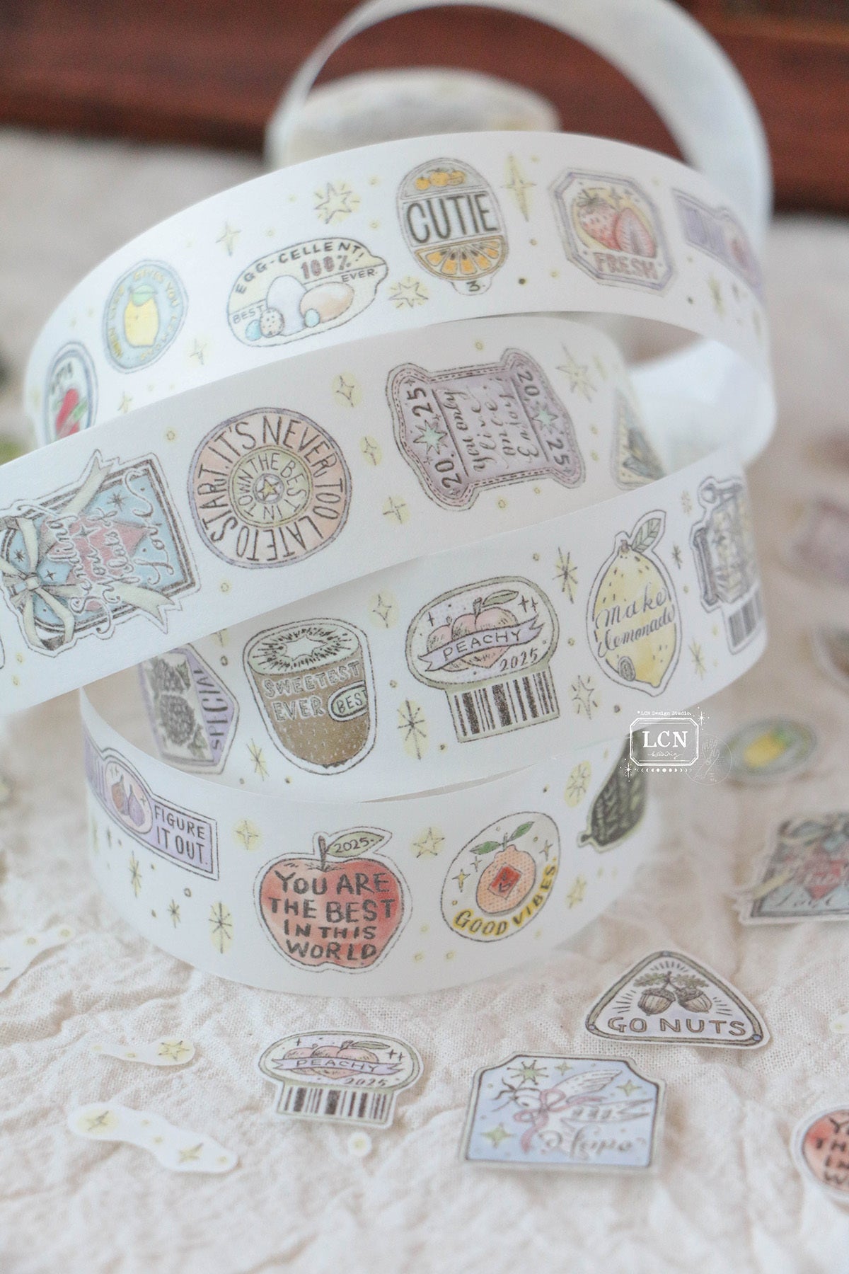 Washi Tape | Sticker club - Life (3cm)
