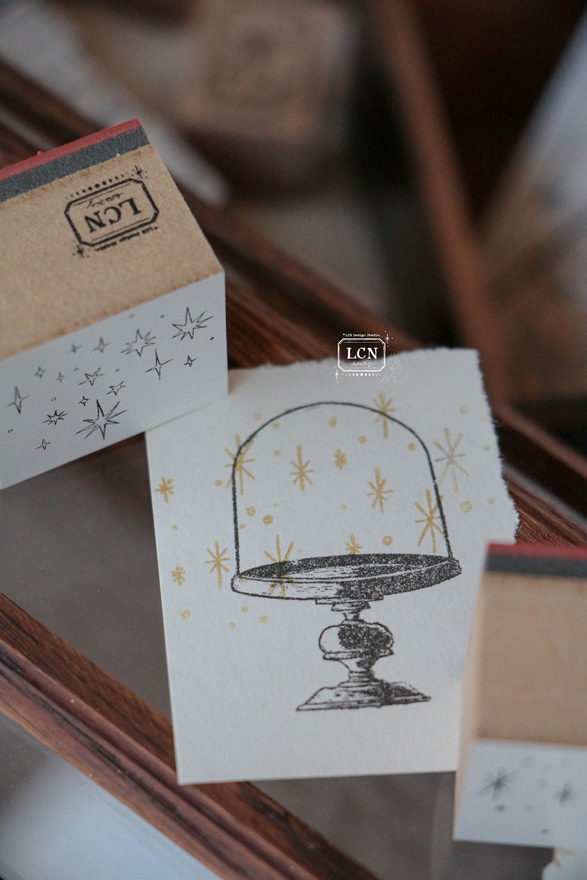 (PRE ORDER) Stamps Set | Hand Drawn Stars L (set of 2)