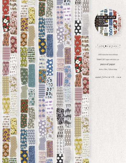 Kiss-cut PET Tape | Piece of paper (4cm)