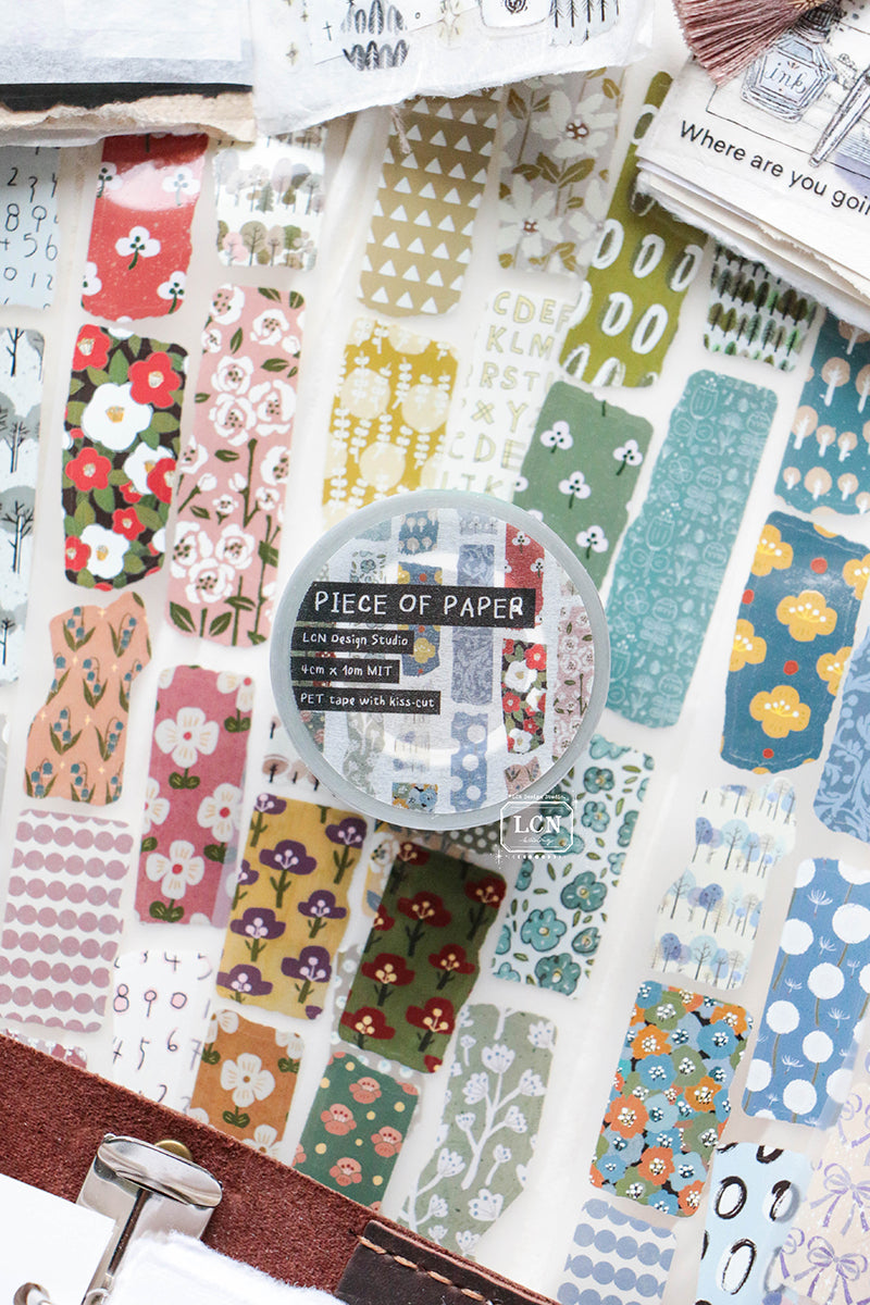 Kiss-cut PET Tape | Piece of paper (4cm)