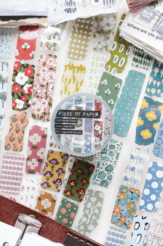 Kiss-cut PET Tape | Piece of paper (4cm)